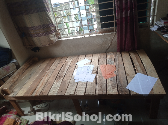 সিংগেল চৌকি বিক্রি হবে